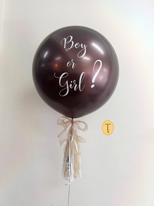 POP Balloon For Gender Reveal *Helium*