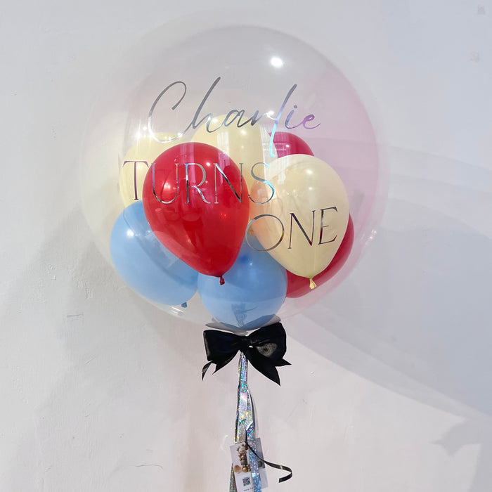 16” Bubble Balloon - Red Yellow Blue