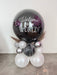 Gender Reveal Black & White Popping Balloon
