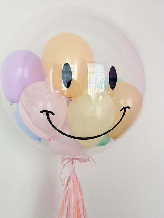 (24” inch) Two Way Bubble Balloon - Pastel Theme