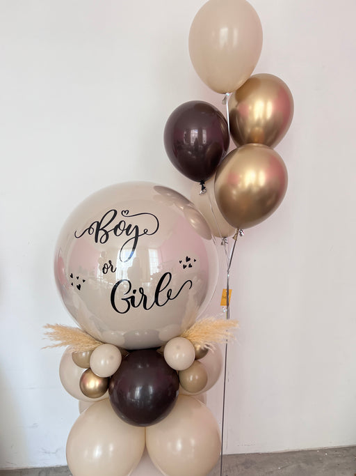Gender Reveal Popping Balloon Stand