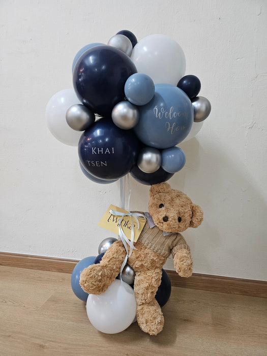 Mini Hot Air Balloon with Teddy