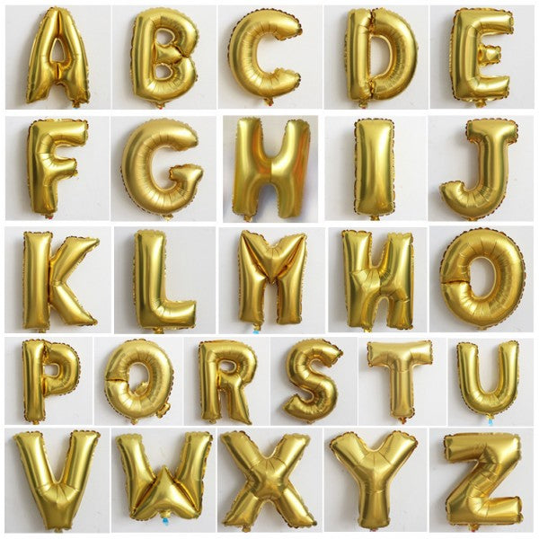 14” Letter Small Foil (GOLD) *Normal Air*