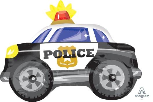 Police Car (24") *Helium*