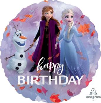 Frozen 2 Happy Birthday  (18") *Helium*