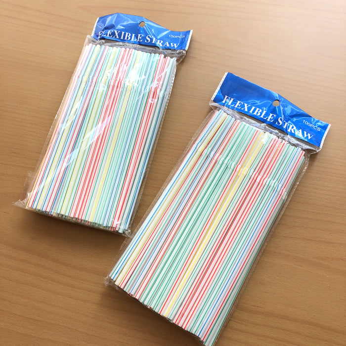 Flexible Straws (100 PCS)