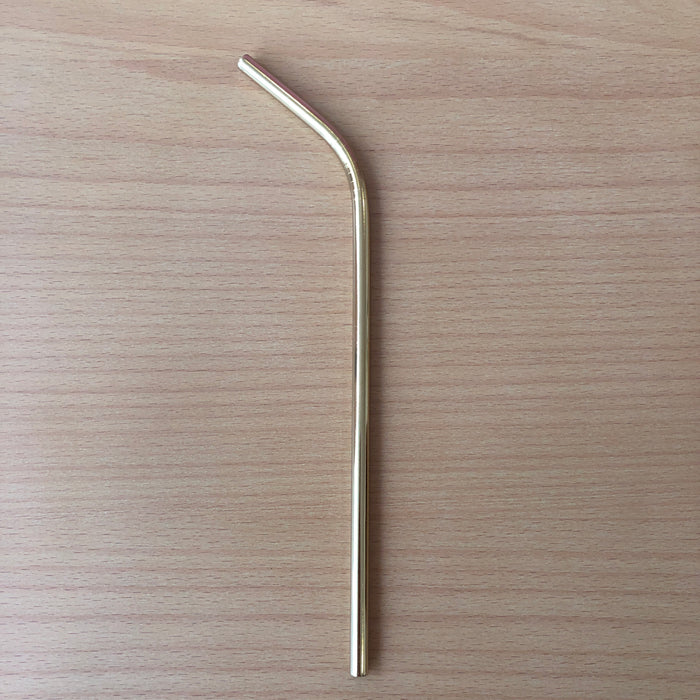 Metal Straw In Gold