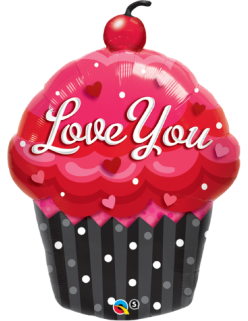 Love You Cupcake (35") *Helium*