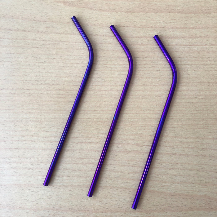 Metal Straw In Purple