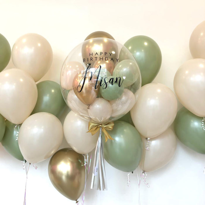 24" Jade Green Bubble Set *Helium*