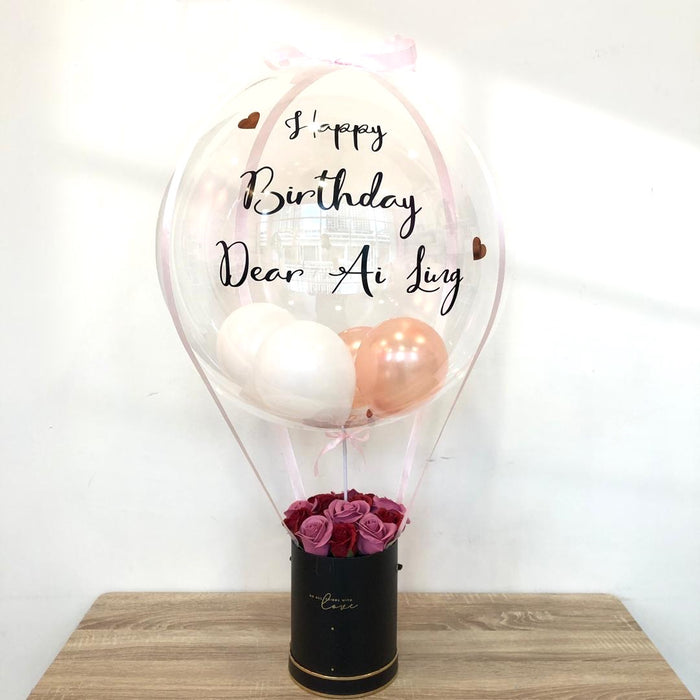 (Luxe) Bubble Pink - Soap Rose Blooms Box