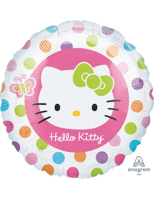 Hello Kitty 圆点 (17”) *氦气* 