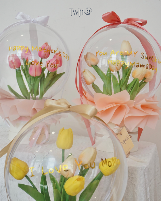 520 Tulips Blooms Box