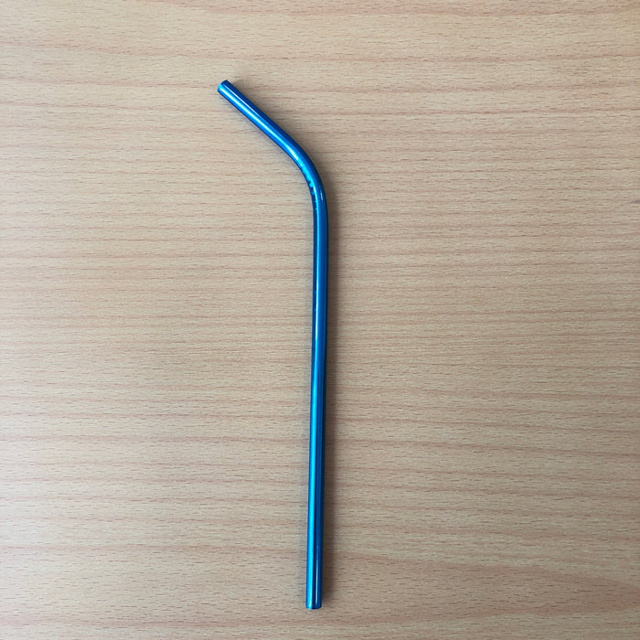 Metal Straw In Blue