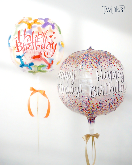 HBD 4D Balloon (From Korea) *Helium*