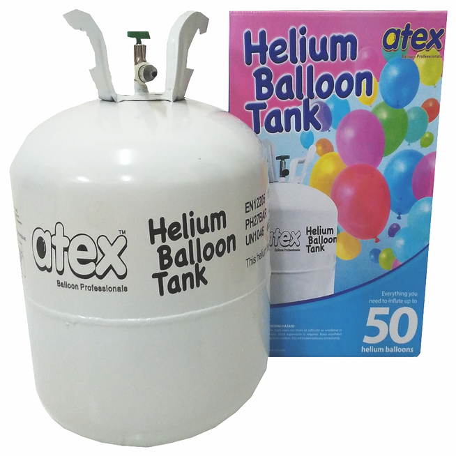 Tangki Helium pakai buang (kembung sehingga 50pcs)