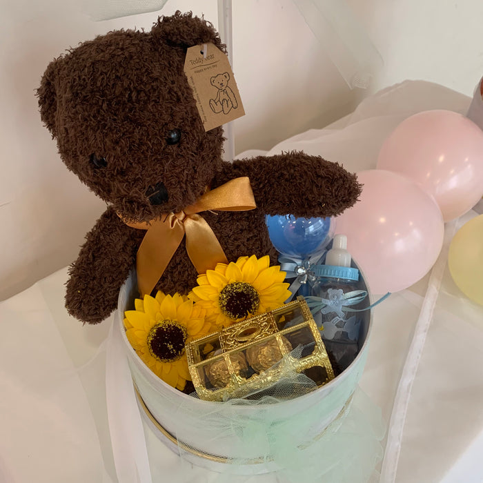 To The World Teddy Baby Gift