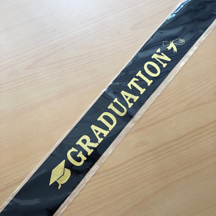 Graduation Sash In Black