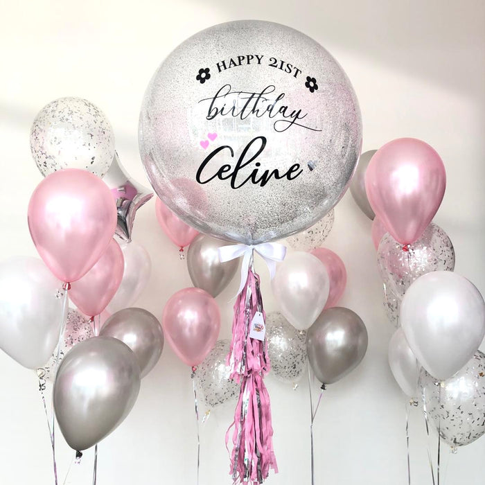 Silver & Pink *Helium*