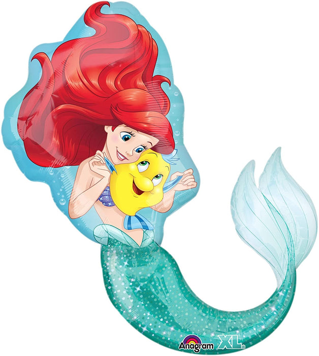 Disney Princess Mermaid Supershape (34") *Helium* 