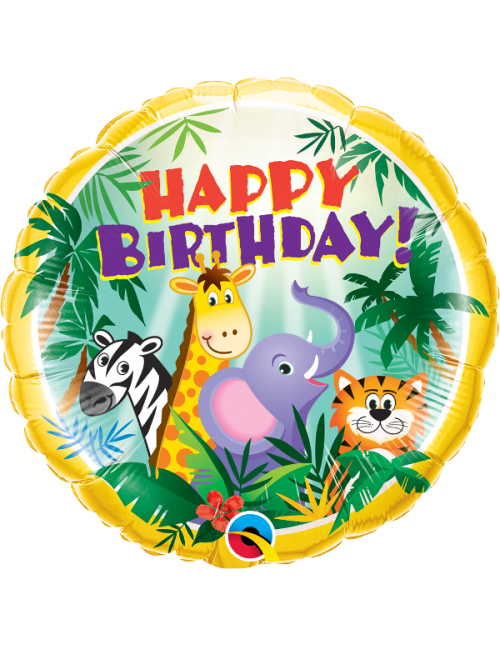 Cute Animals Happy Birthday! (18”) *Helium*
