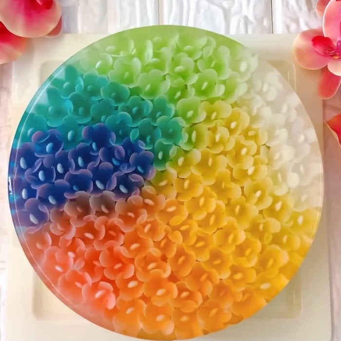 Rainbow Hydrangeas Jelly Cake (2 Days Preorder)