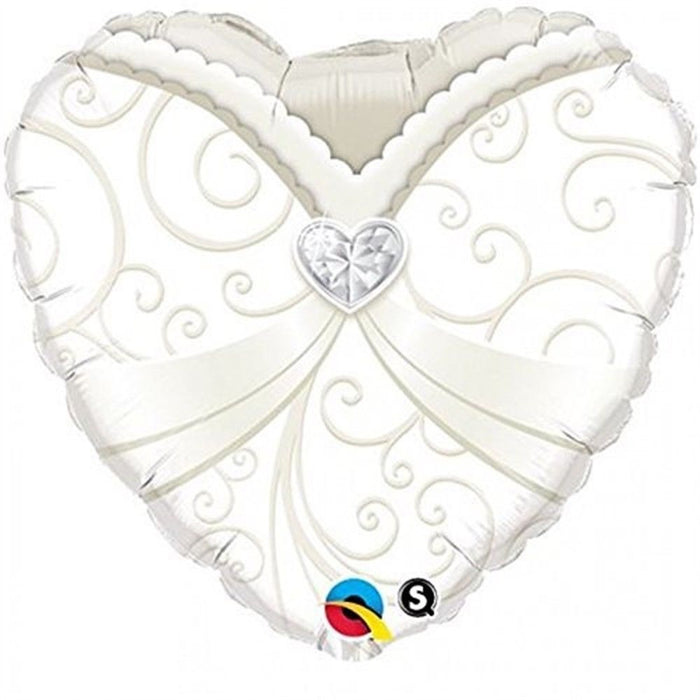 Bride Heart (18”) *Helium*