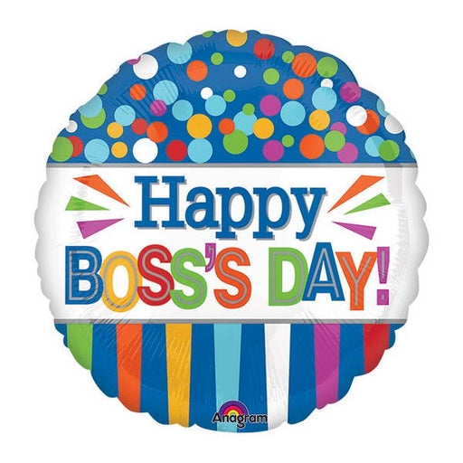 Happy boss day foil balloon
