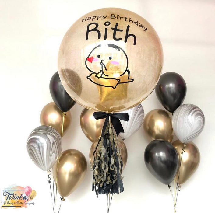 24" Chrome Rith BB Balloon *Helium*