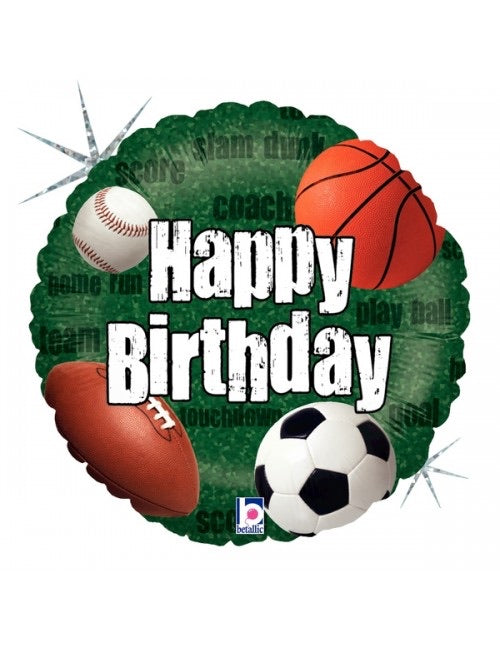 Soccer Happy Birthday (18”) *Helium*