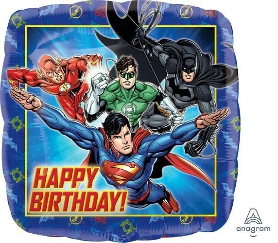 Justice League Selamat Hari Lahir (17") *Helium*