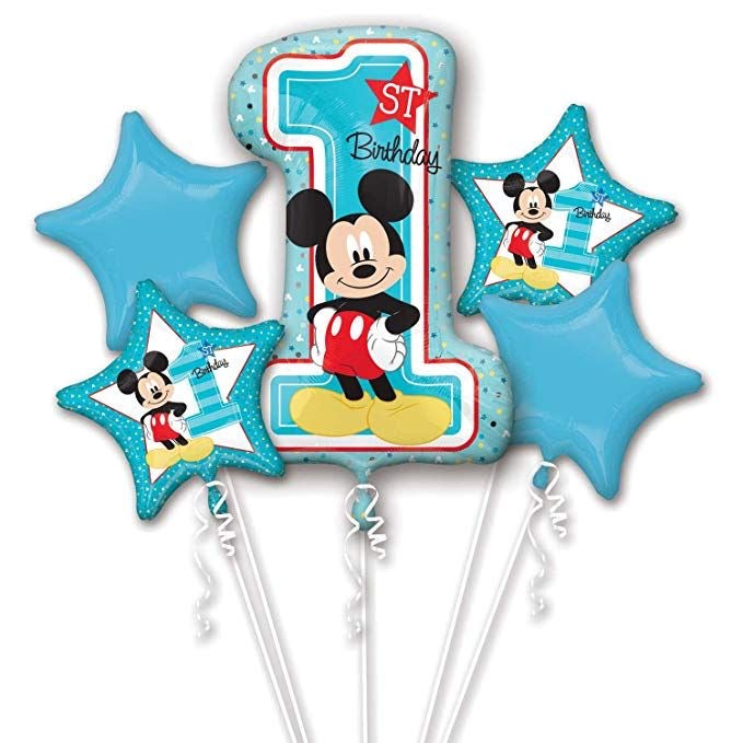 Disney Baby Mickey Mouse Balloon Bouquet *Helium*