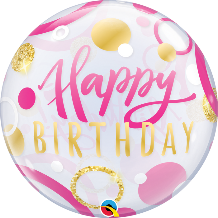 Bubbles Happy Birthday (22”) *Helium*
