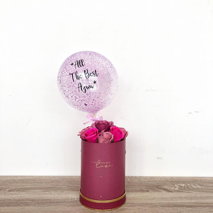 (Klasik) Bayi merah - Sabun Rose Blooms Box 